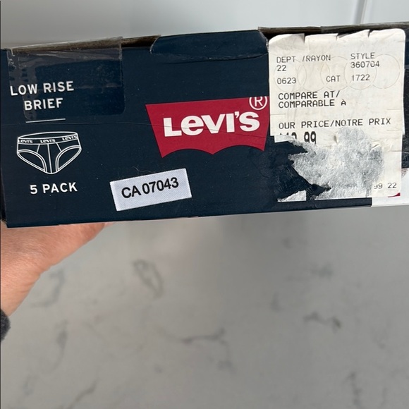 Levi's Black and Gray Briefs Underwear - Picture 2 of 5